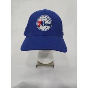 Philadelphia 76ers New Era 39thirty Blue NBA Hat Size large/ XL Flex Fit Cap
